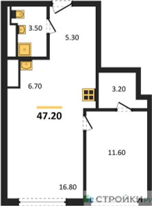 Планировка квартиры, ID 459976