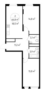 Планировка квартиры, ID 461910