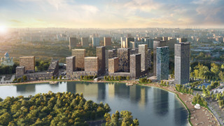 ЖК “Квартал на воде” с высоты птичьего полета