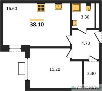 Планировка квартиры, ID 491111