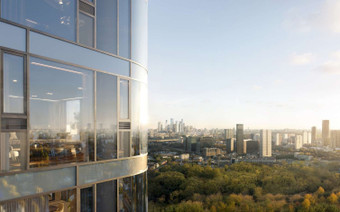 Панорамные окна в ЖК "Веер"