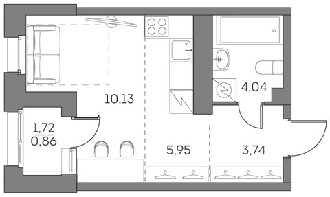 Планировка квартиры, ID 534041