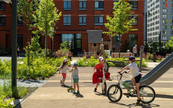 Игровая зона в ЖК "Бунинские луга"