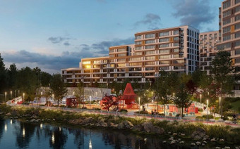 Общий вид ЖК "Аристов берег"