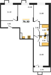 Планировка квартиры, ID 141823