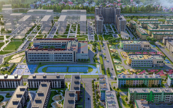 ЖК Одинцовские кварталы с высоты