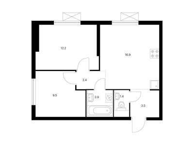 Планировка квартиры, ID 241470