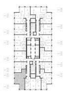 Планировка двухкомнатной(квартира) площадью 54.3 квадратных метров в “ЖК SET (Сет)”