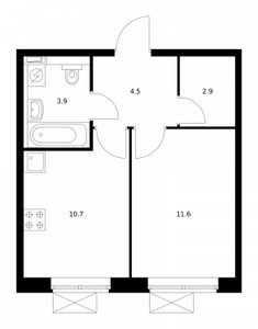 Планировка квартиры, ID 71408
