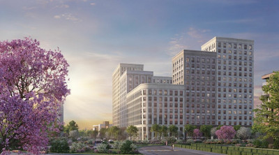 Планировка 4+ комнатной(квартира) площадью 123.8 квадратных метров в ЖК “ЖК Легаси”