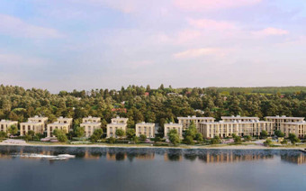 фото ЖК River Residences  с высоты птичьего полёта