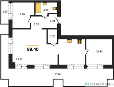 Планировка квартиры, ID 478744