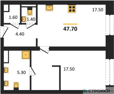 Планировка апартаментов, ID 422209
