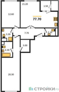 Планировка квартиры, ID 270771