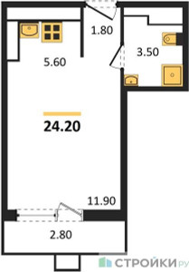 Планировка квартиры, ID 141479