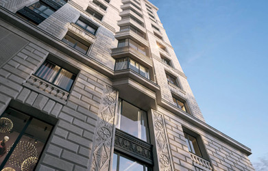 Планировка трехкомнатной(квартира) площадью 161.85 квадратных метров в ЖК “ЖК Хамовники 12”