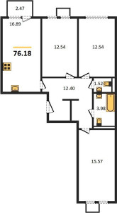 Планировка квартиры, ID 139436