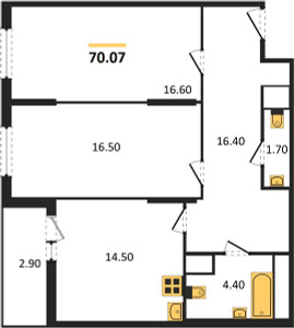 Планировка квартиры, ID 147346