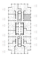 Планировка однокомнатной(квартира) площадью 40.3 квадратных метров в ЖК “ЖК СЕТ”