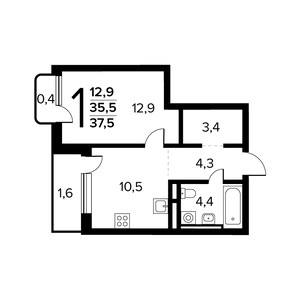 Планировка квартиры, ID 550471