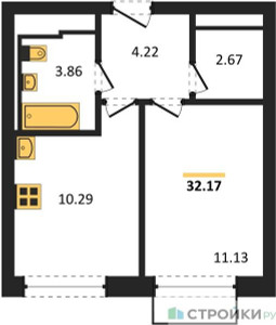 Планировка квартиры, ID 267640