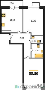 Планировка квартиры, ID 310946