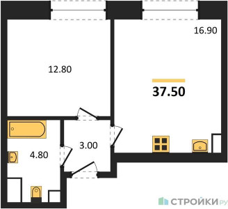 Планировка квартиры, ID 268277