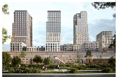 Планировка 4+ комнатной(квартира) площадью 104.3 квадратных метров в ЖК “ЖК SOUL (СОУЛ)”