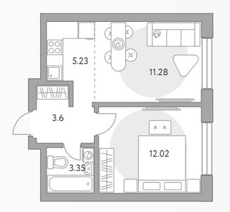 Планировка квартиры, ID 337108