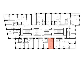 Планировка студии(квартира) площадью 20.3 квадратных метров в ЖК “ЖК 2-й Иртышский”