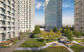 Озеленение в ЖК "Волоколамское 24"