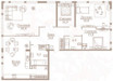 Планировка квартиры 4+ комнат (Квартиры)162.7