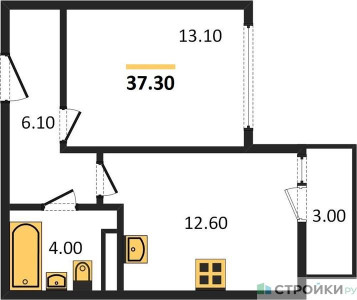 Планировка квартиры, ID 133628