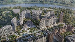 Планировка 4+ комнатной(квартира) площадью 142.72 квадратных метров в “ЖК Остров”