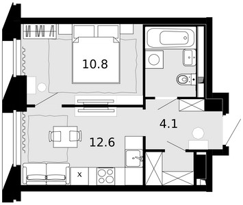 Планировка квартиры, ID 429292