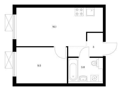 Планировка квартиры, ID 241323