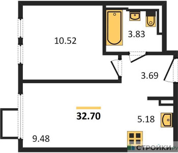 Планировка квартиры, ID 298508