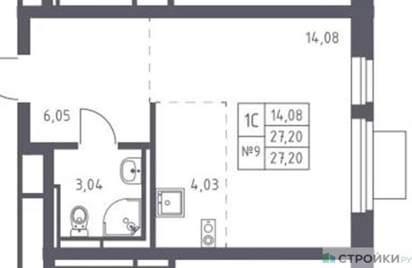 Планировка квартиры, ID 211202