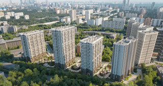 Вид сверху на ЖК «Театральный квартал»