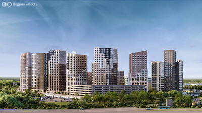 Планировка однокомнатной(квартира) площадью 34.2 квадратных метров в ЖК “ЖК 1-й Саларьевский (Первый Саларьевский)”