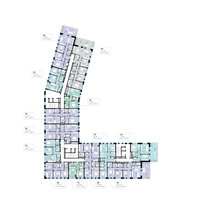 Планировка трехкомнатной(квартира) площадью 77.2 квадратных метров в “СберСити в Рублево-Архангельском”