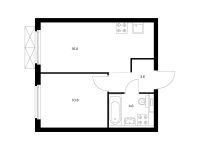 Планировка квартиры, ID 126817