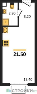 Планировка квартиры, ID 154022