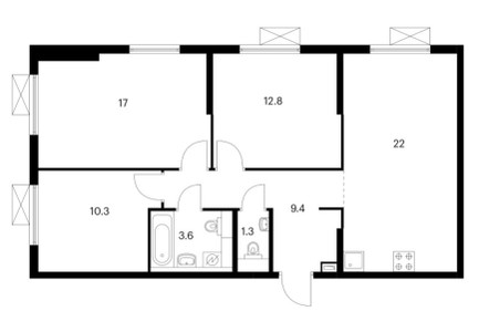 Планировка квартиры, ID 269909
