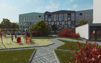 детская площадка ЖК Дабл