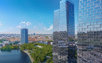ЖК "River Park Towers Кутузовский" с высоты птичьего полета