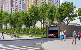 паркинг ЖК Квартал Тетрис