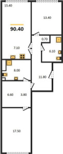 Планировка квартиры, ID 129030