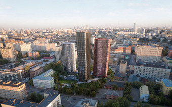 ЖК “Дом 56” с высоты птичьего полета