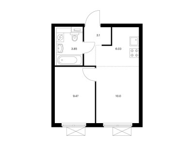 Планировка квартиры, ID 136323
